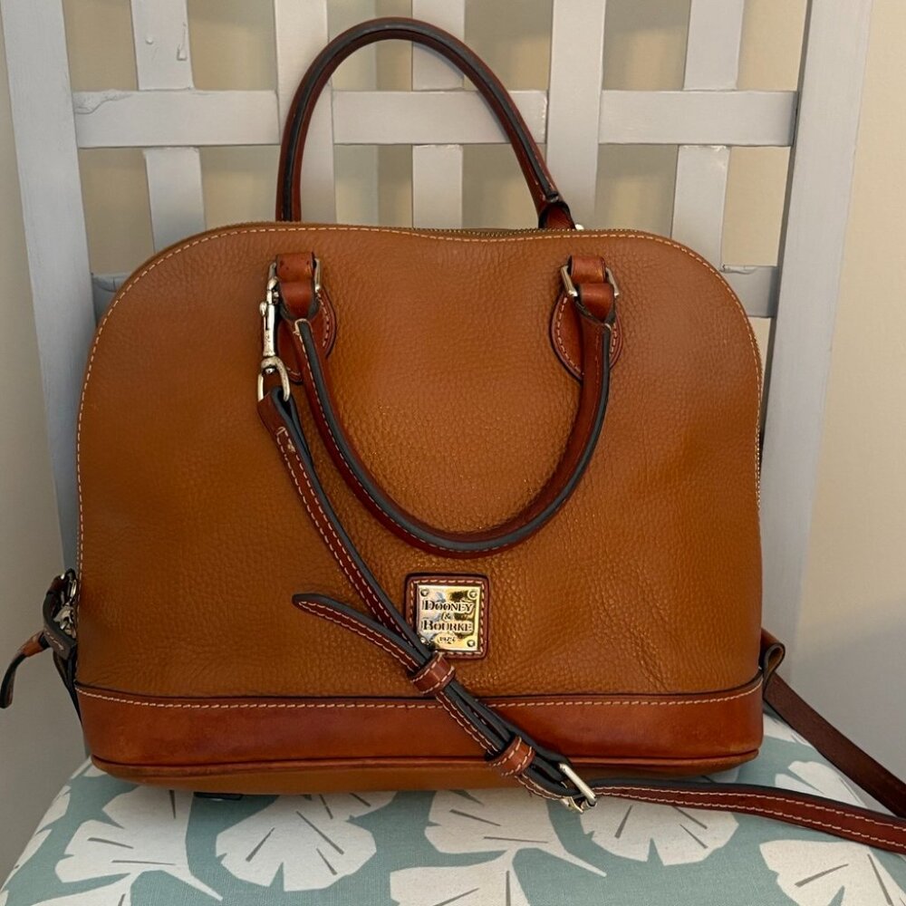 Tan Dooney & Bourke Zip Zip bag